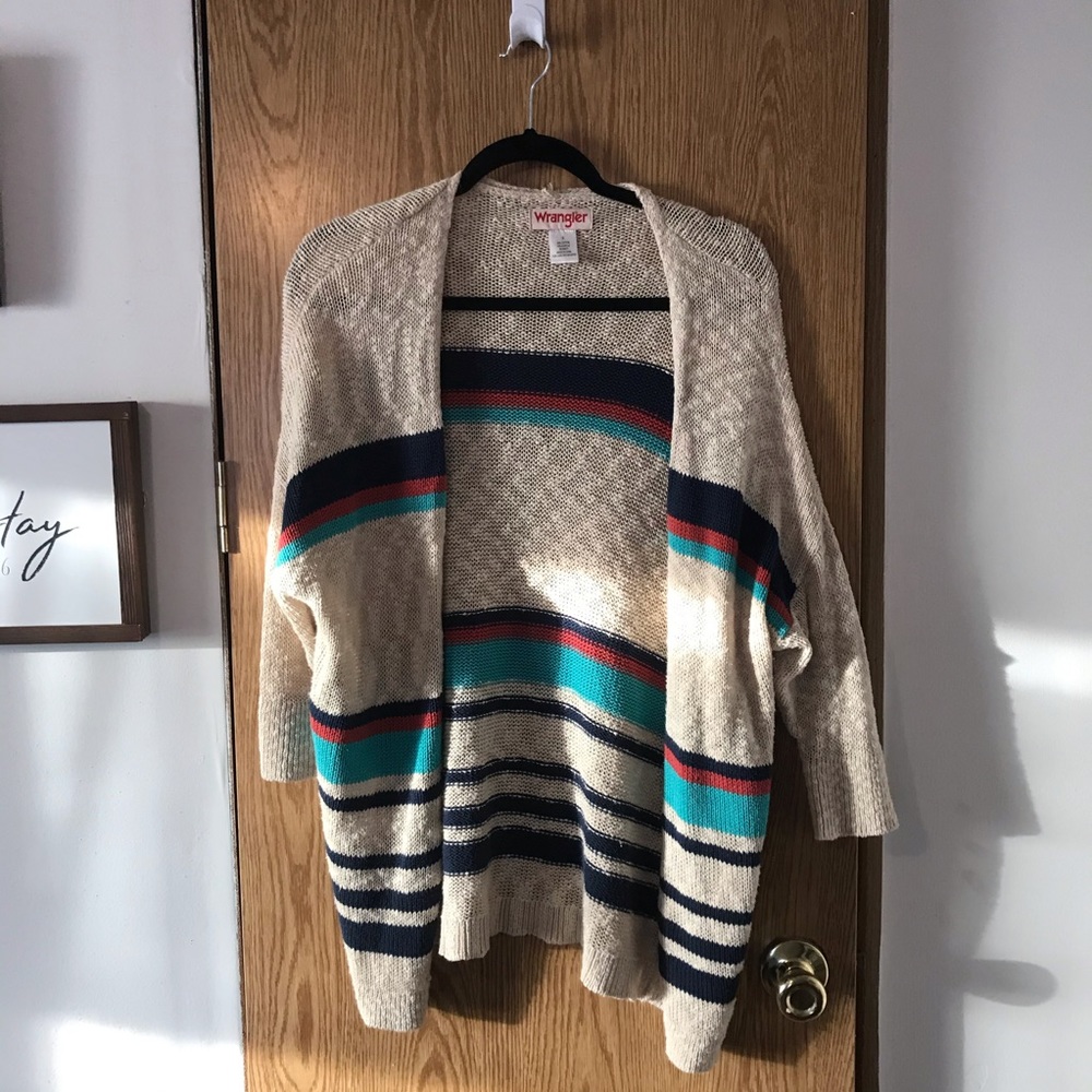 Wrangler Striped Cardigan
